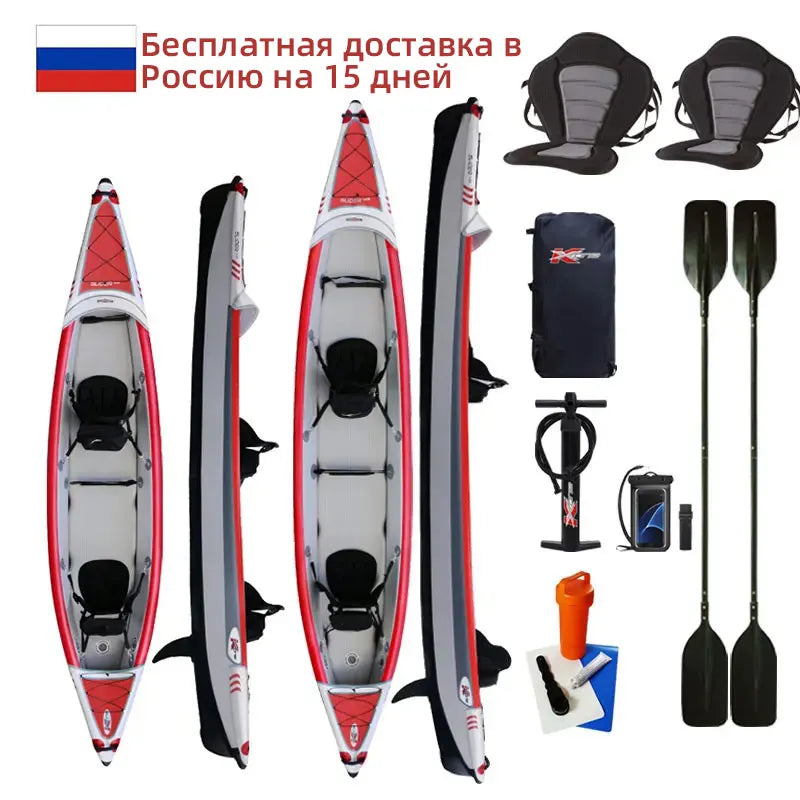 2-3 Persons Inflatable Kayak canoe High StrengthFor Fishing