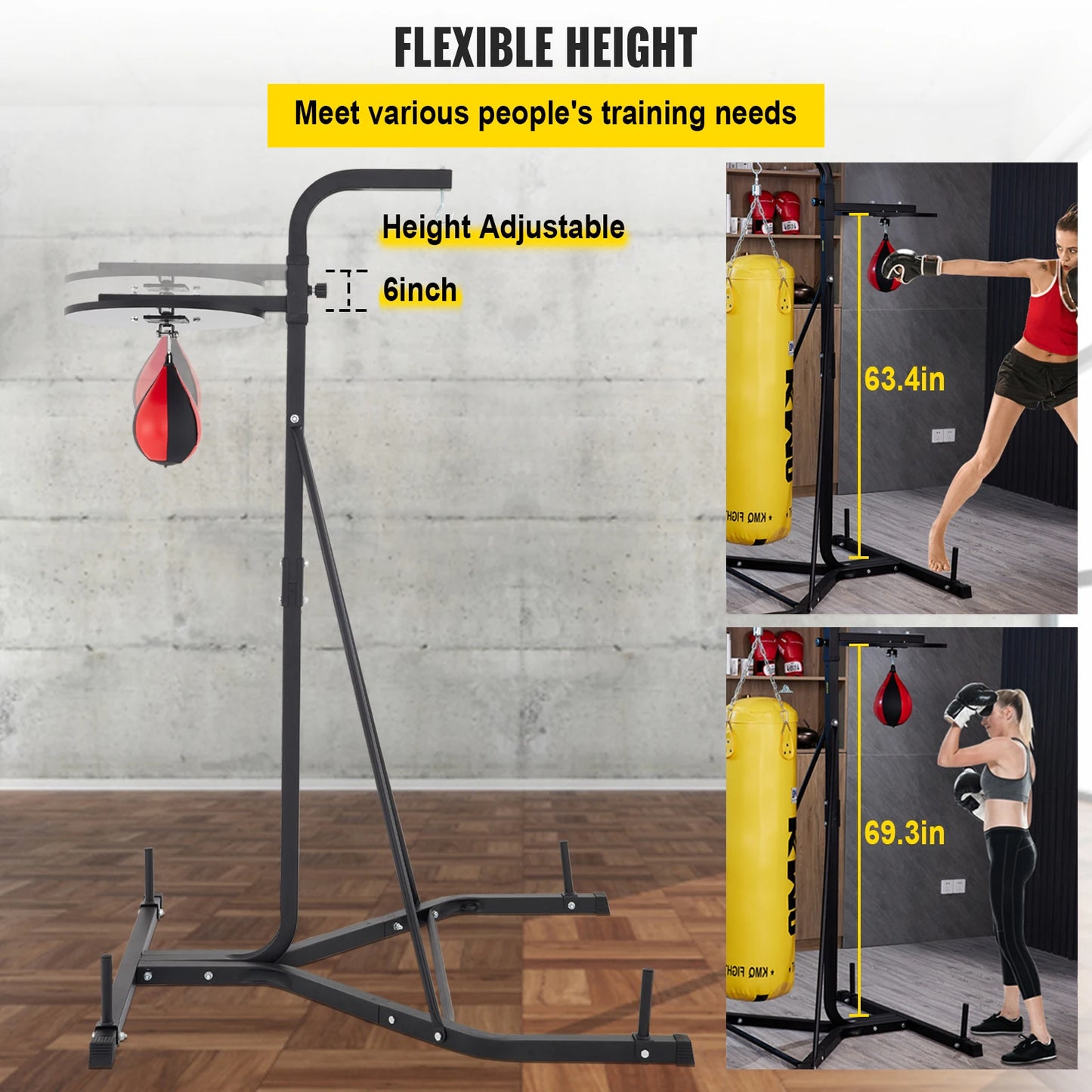 VEVOR Free Standing Boxing Bag