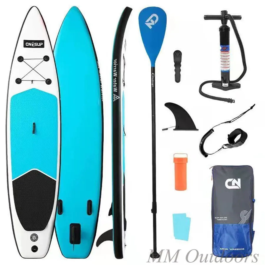 Water Warrior stand up paddle board with pedal